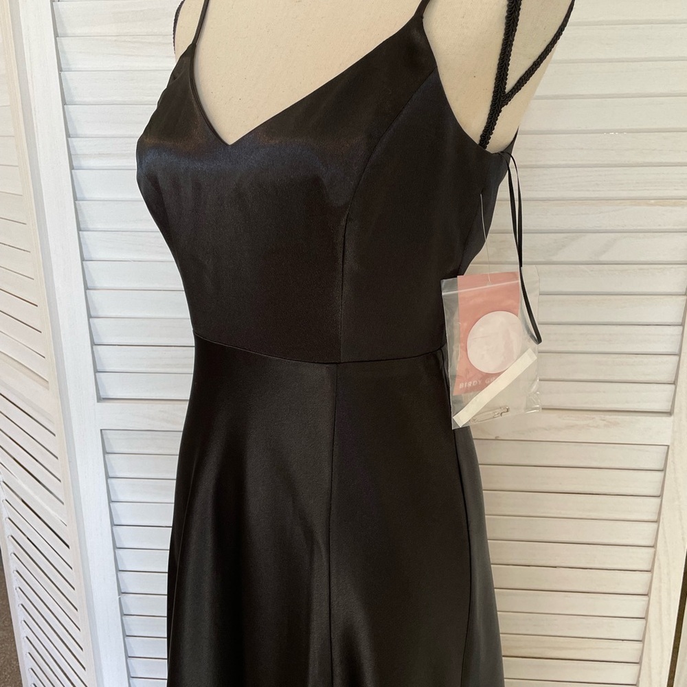 Prom Dress Birdy Grey Women's Size S Black Jay Maxi Adjustable Straps Formal - Picture 7 of 15